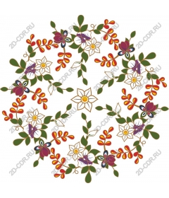 Floral mandala