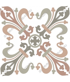  Elegant vintage floral pattern