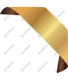  Elegant gold ribbon