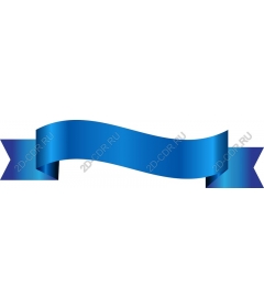  Elegant blue ribbon