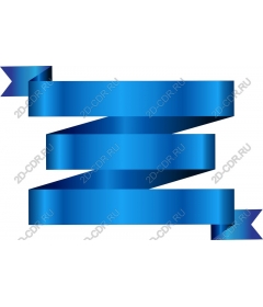  Elegant blue ribbon