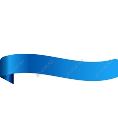  Elegant blue ribbon