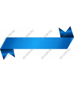  Elegant blue ribbon