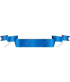  Elegant blue ribbon