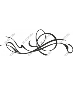  Elegant decorative curl