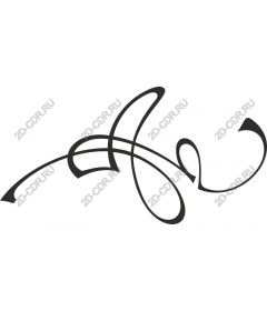  Elegant abstract swirl