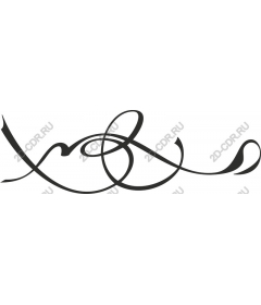  Elegant decorative curl