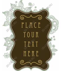  Elegant custom floral frame
