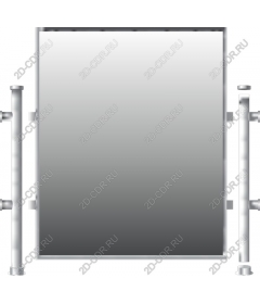  Stylish rectangular mirror