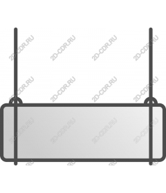  Hanging sign - Minimalist clipart