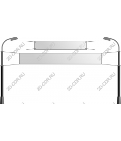  Custom advertising stand