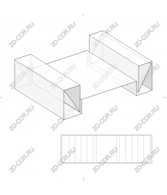  A minimalist three-dimensional box