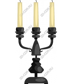  Elegant black chandelier