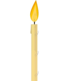  Elegant candle