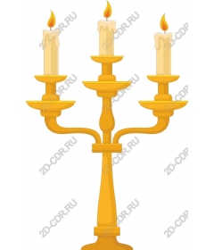  Elegant gold chandelier