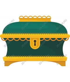  Elegant vintage treasure chest