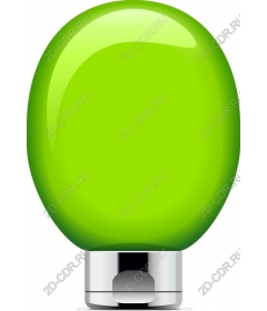  Bright green decorative lamp