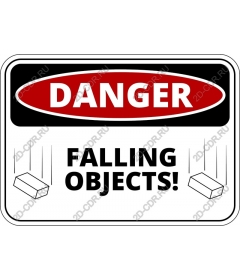  Danger: falling objects