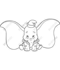 Dumbo - Cute elephant pattern