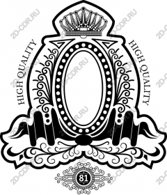 Vintage crowned monogram
