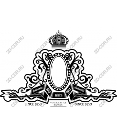 Banner vintage style genuine legacy