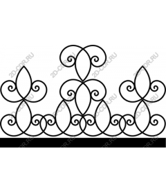  Elegant floral ornament