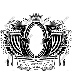 Icon in vintage style - 1853, high quality