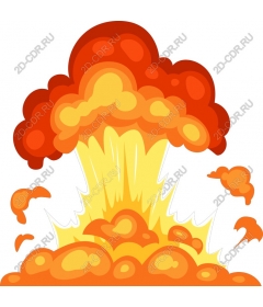  Cartoon explosion