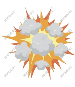 Dynamic explosive clipart