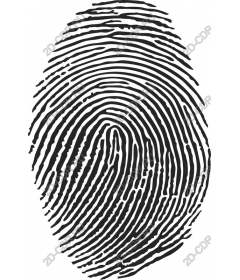  Fingerprint - black and white