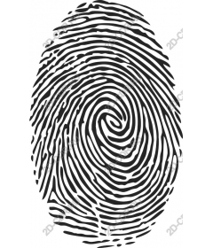  Fingerprint: black and white creative use