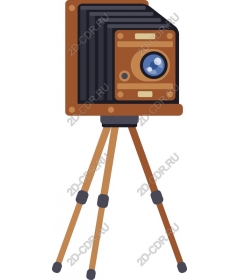 Vintage camera clipart