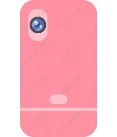  Stylish pink smartphone