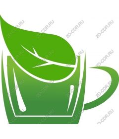  Eco-friendly Cup of tea with leaves