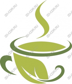  A Cup of green tea "Serene"