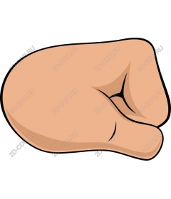 Icon of the fist — clenched fist