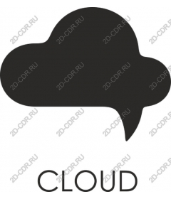  Cloud speech bubble
