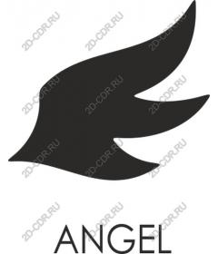  Elegant angel wing