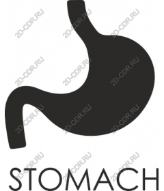  Stylized icon of the stomach