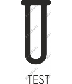  Современная минималистская чашка - TEST Graphic