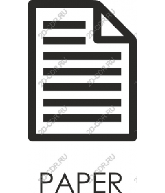 Image of a paper document with premium