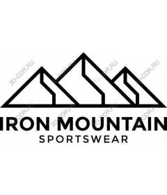  Логотип спортивной одежды Iron Mountain