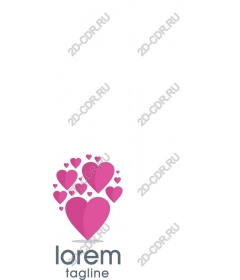  Charming pink hearts