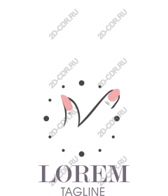  Abstract stylish finger