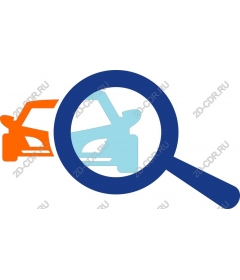  Magnifying glass for automobile inspection
