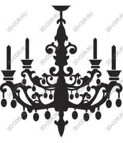  Elegant chandelier