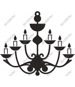  Elegant chandelier