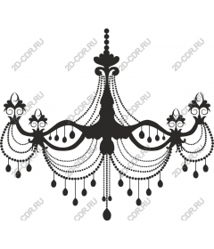  Elegant chandelier