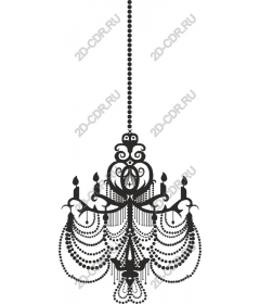  Elegant black chandelier