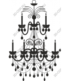  Elegant chandelier